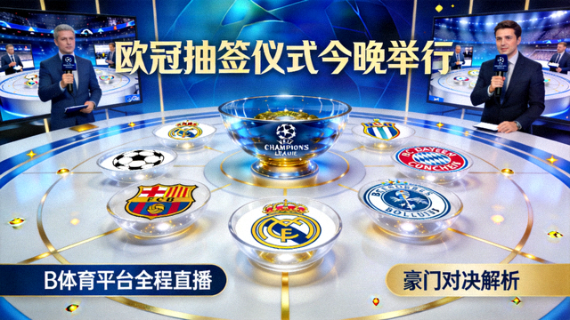 欧冠抽签仪式今晚举行，B体育平台全程直播解析豪门对决配图
